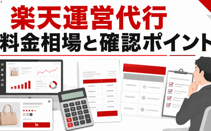 楽天運営代行の料金相場は？費用と外注前に確認すべきポイント