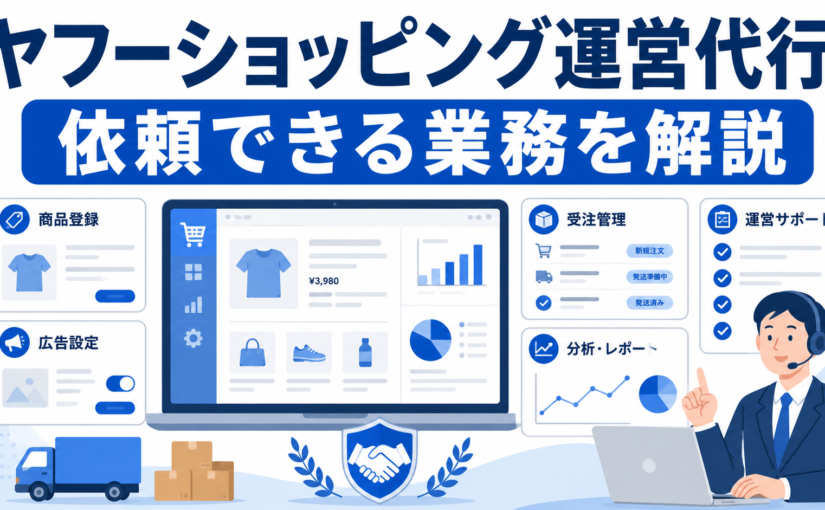 ヤフーショッピング運営代行とは？依頼できる業務と向いている店舗